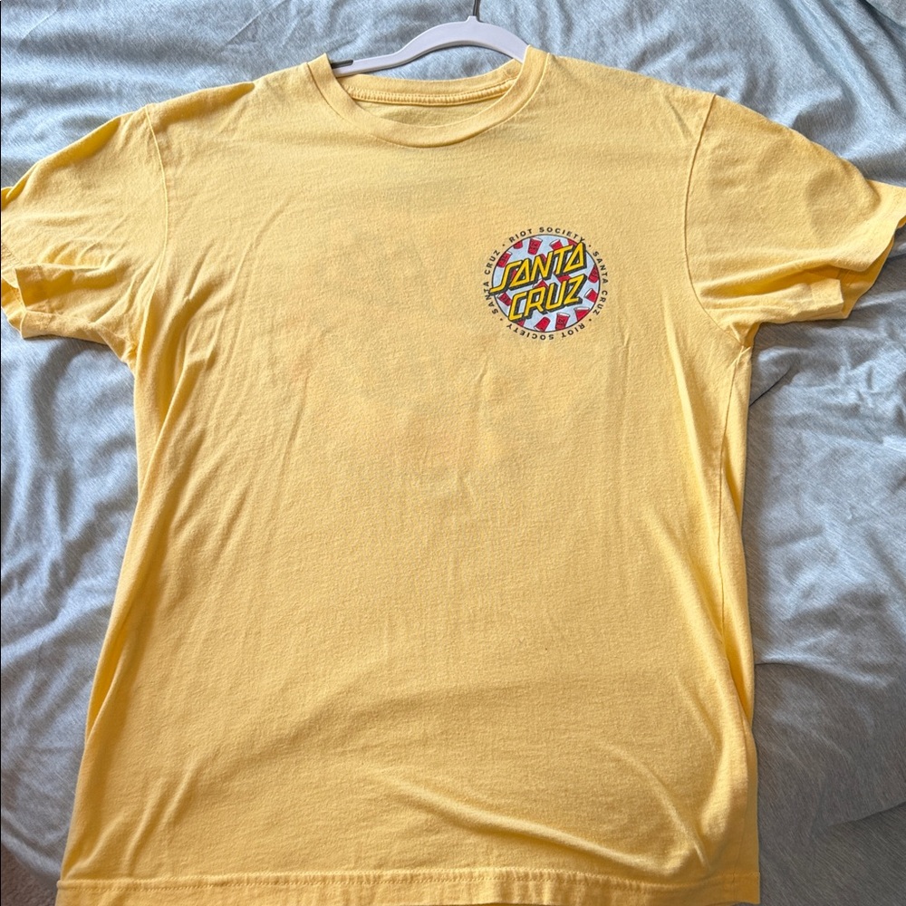 Riot Society Yellow Short Sleeve Tee